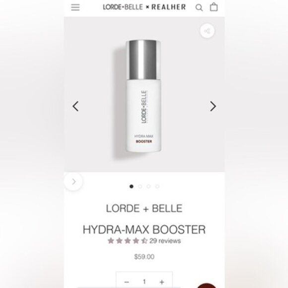 Lorde + Belle Hydra Max Booster NIB - Picture 2 of 5